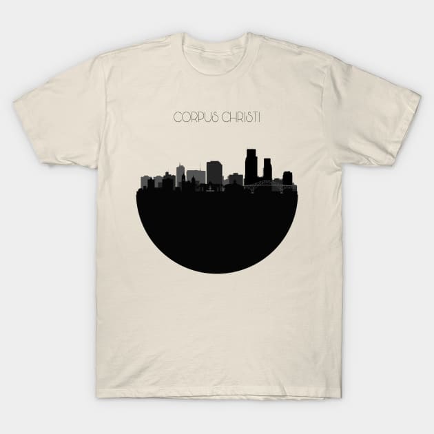 Corpus Christi Skyline T-Shirt by inspirowl